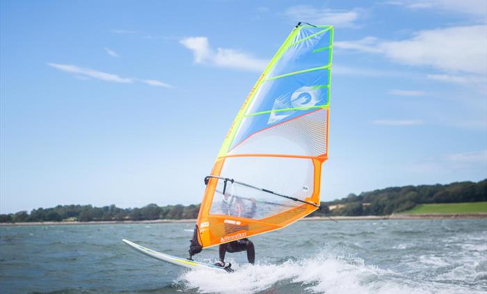 Windsurfing from aged 8 and over